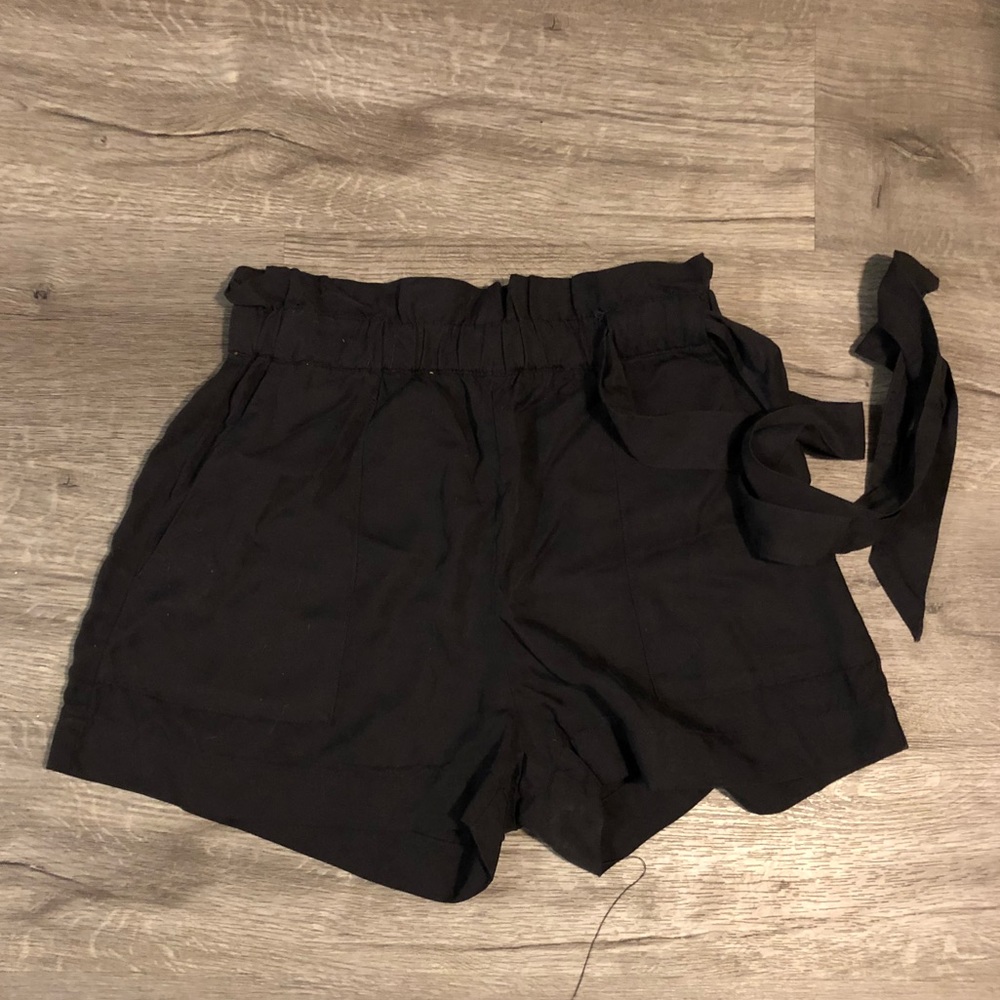 Black High Waisted Shorts